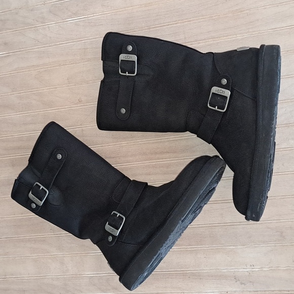 UGG Sutter Women’s Size 7 Suede Leather Insulated Winter Snow Tall Boots